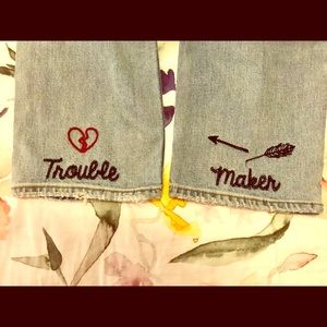 LuckyBrand size 4/27 high rise, Bridgette Crop